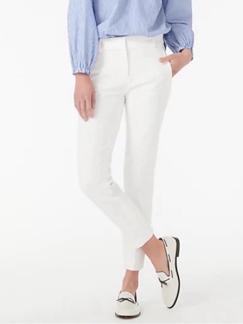 J. Crew Cameron Cropped Slim Ankle Trousers